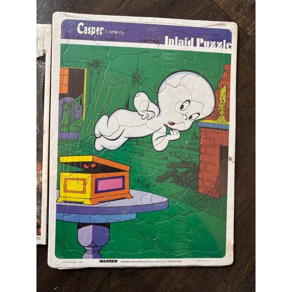 Casper The Friendly Ghost - 2 NEW NOS Jigsaw Puzzles - Picture 2 of 4